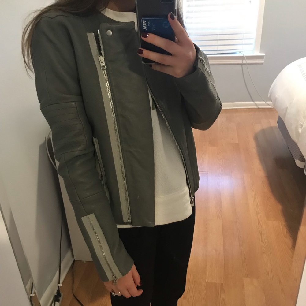 Leather jacket